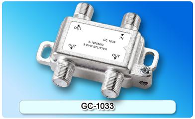 151412. GC-1033 5-1000MHz 3-way Splitter