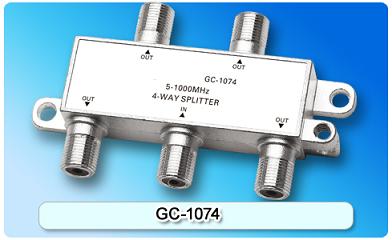 151418. GC-1074 5-1000MHz 4-way Splitter