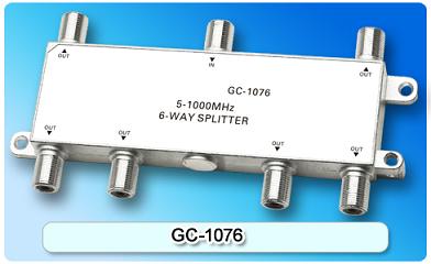 151419. GC-1076 5-1000MHz 6-way Splitter