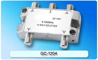 151423. GC-1204 5-1000MHz 4-way Splitter