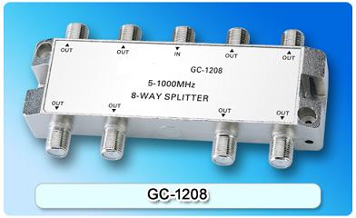 151425. GC-1208 5-1000MHz 8-way Splitter
