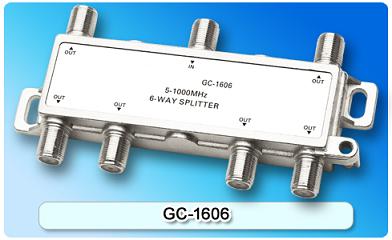 151444. GC-1606 5-1000MHz 6-way Splitter