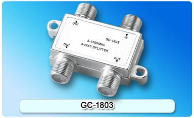 151447. GC-1803 5-1000MHz 3-way Splitter