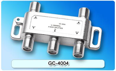 151451. GC-4004 5-1000MHz 4-way Splitter