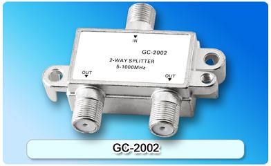 151456. GC-2002 5-1000MHz 2-way Splitter