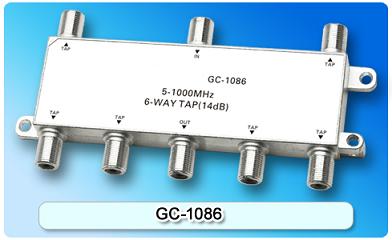 151517. GC-1086 5-1000MHz 6-way Tap