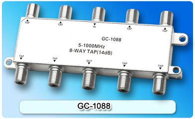 151518. GC-1088 5-1000MHz 8-way Tap