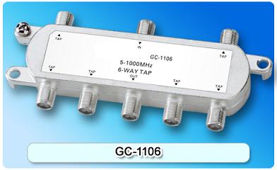 151523. GC-1106 5-1000MHz 6-way Tap