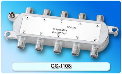 151524. GC-1108 5-1000MHz 8-way Tap