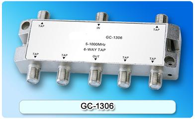 151529. GC-1306 5-1000MHz 6-way Tap