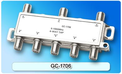 151541. GC-1706 5-1000MHz 6-way Tap