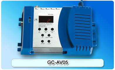 151905. GC-AV05 Home Agile Modulator(Double A/V signal input)