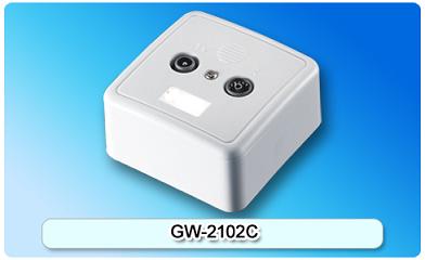 152001. GW-2102C TV/FM wall socket