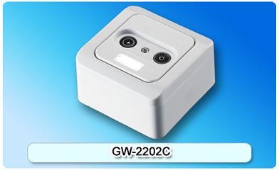 152003. GW-2202C TV/FM wall socket