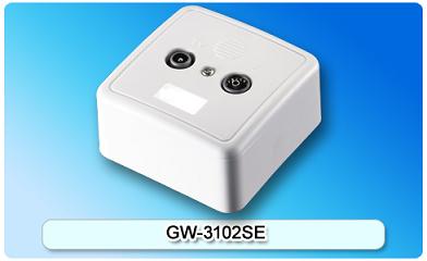 152010. GW-3102SE TV/SAT wall socket