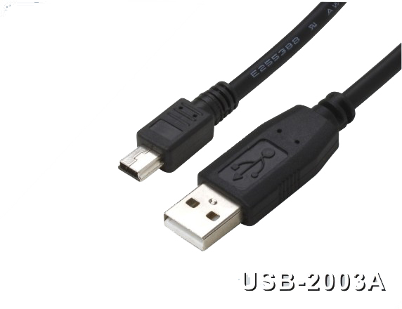 160903. USB 2.0 Standard A male to USB 2.0 Standard Mini USB 5P Male