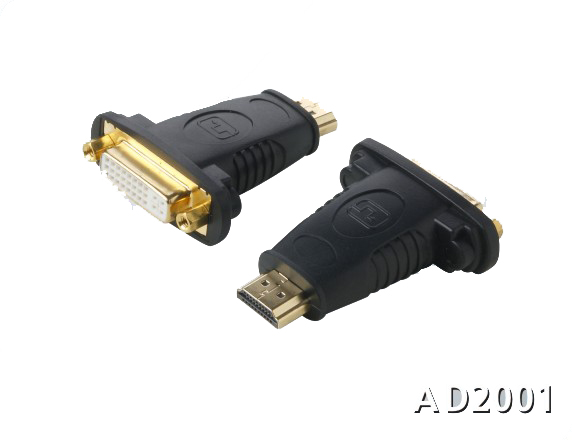 161307. DVI 24+5 Female to HDMI Male Adaptor