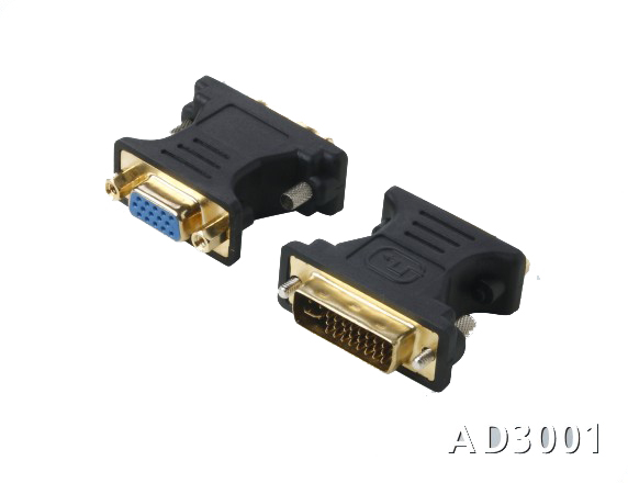 161308. DVI-D male to HD15 VGA female Adaptor